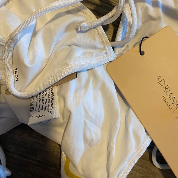 ADRIANA DEGREAS Sequin Sequin Triangle Bikini Set - Picture 6 of 7